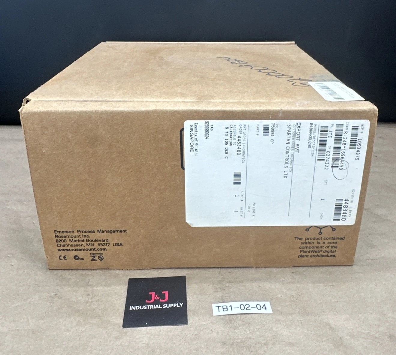 New | in-Stock Rosemount 248HAK6U2NS Test Equipment - Other Indiana US | J&J Industrial Supply #1258324
