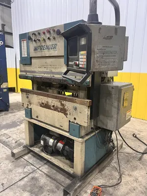 25 TON X 48" PREMIER HYDRAULIC PRESS BRAKE WITH CNC HURCO BACKGUAGE: STOCK #21973