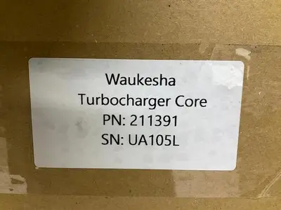 Waukesha Turbocharger Core PN 211391 SN UA105L
