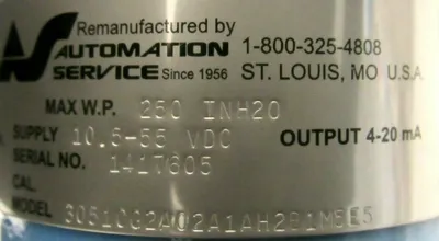 REFURBISHED ROSEMOUNT 3051CG2A02A1AH2B1M5E5 PRESSURE TRANSMITTER