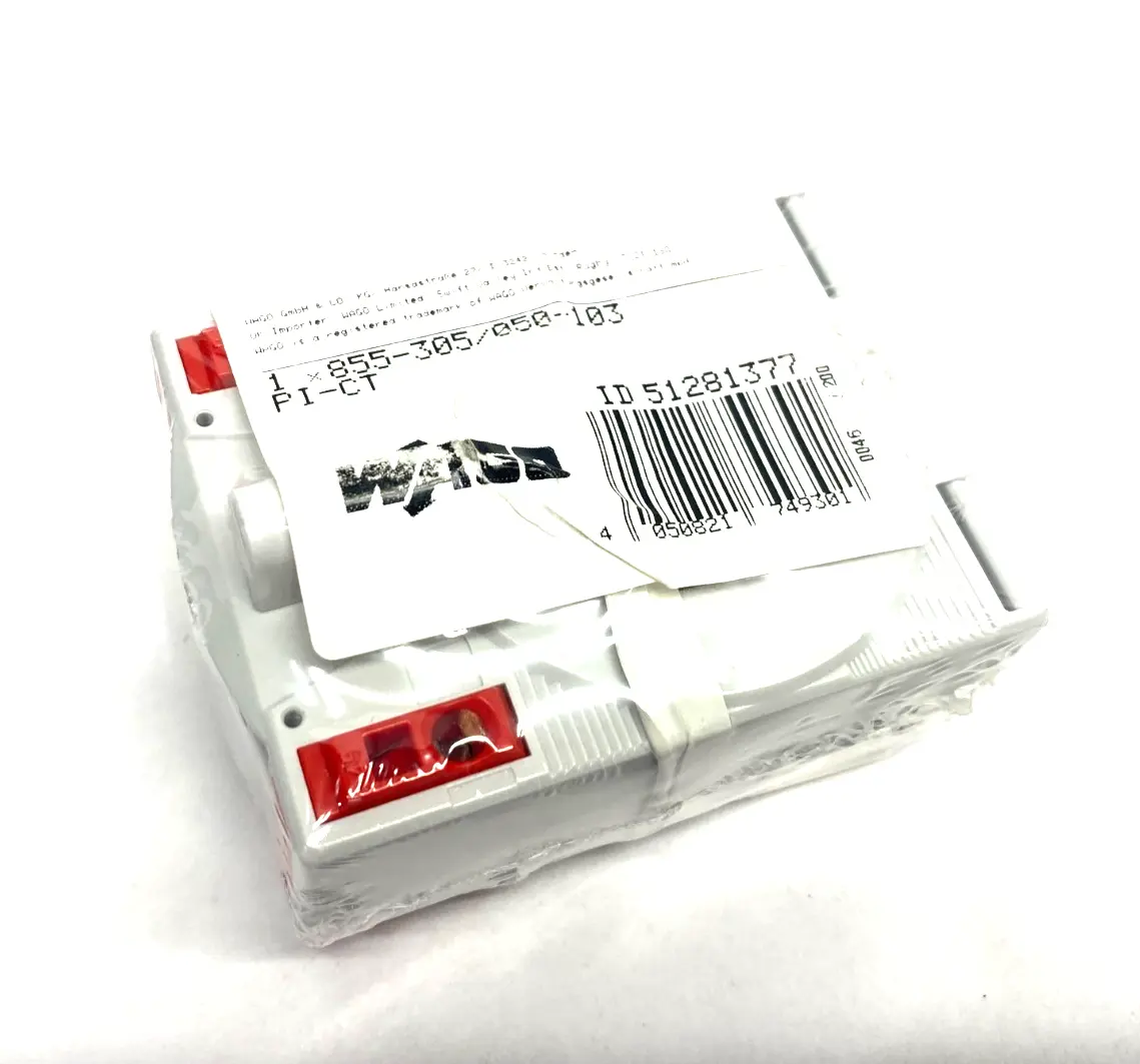 New | in-Stock Wago Plug In Current Transformer 50 A / 5 A 855-0305/0050-0103 Power Feeders Michigan US | Maverick Industrial Sales #1402353