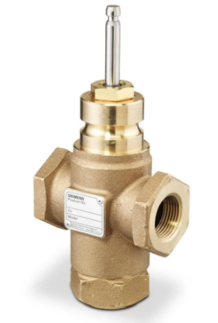 Siemens 599-03148 3-Way 3/4" Flowrite Valve, Cv 6.3, Stainless Steel Trim, F x F [New]