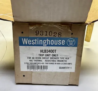 Used WESTINGHOUSE HLB3400T Miscellaneous Equipment (Electrical & Power) | Surplus Asset Holdings #1203455