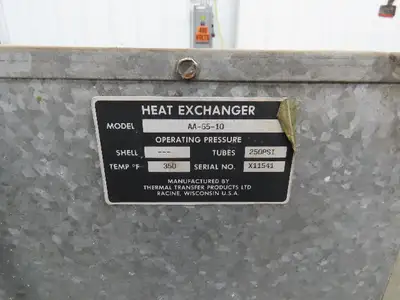Used THERMAL TRANSFER _UNKNOWN_ Heat Exchangers Indiana US | Arrow Industrial #1365830