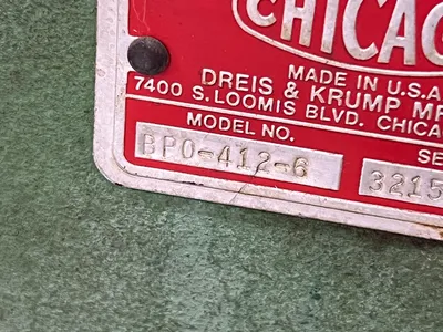 CHICAGO BPO-412-6 Press Brakes | Levy Recovery Group (6)