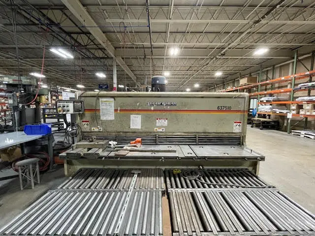 Used 2003 ACCURSHEAR 637510 Power Squaring Shears (Inch) Wisconsin US | Badger Machine & Equipment LLC #116518