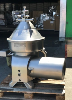 Frau CA 35-T self-cleaning warm milk separator, 316SS.