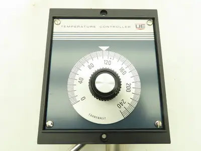 UE United Electric Type 602 6BS Dial Temperature Controller 0-250°F 20A 125/250V