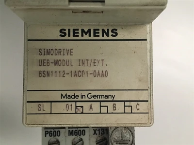 USED SIEMENS 6SN1112-1AC01-0AA0, PART OF THE SET-OEB-MODUL INT/