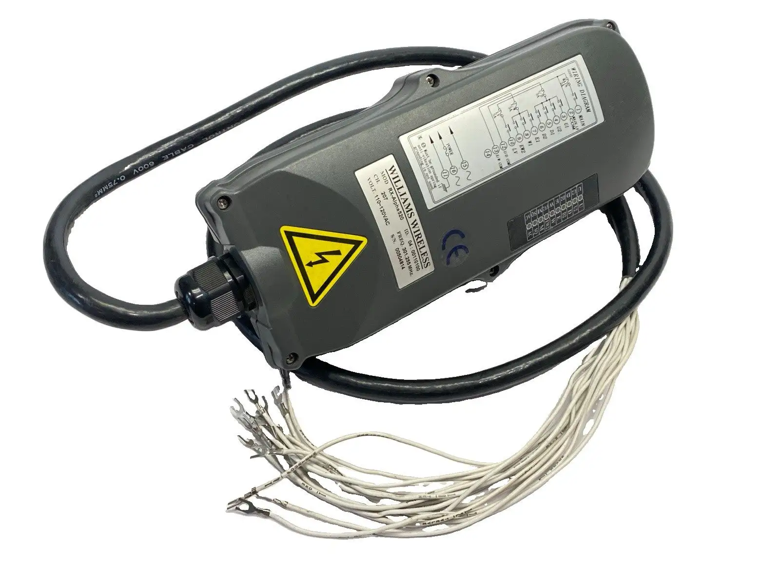 Used Williams Wireless Industrial Radio Remote Control Receiver CH 207 Industrial Controls Michigan US | Maverick Industrial Sales #1413477