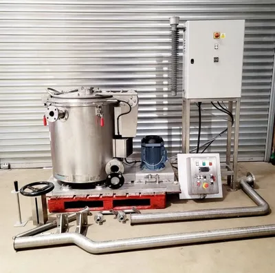 (2) Rousselet Robatel DRC 60 Vx AV 1S man vertical peeler centrifuges, 316L SS.