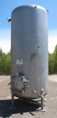 SPC8141  Tank 800 gallon vertical tank, 304 SS, dish
