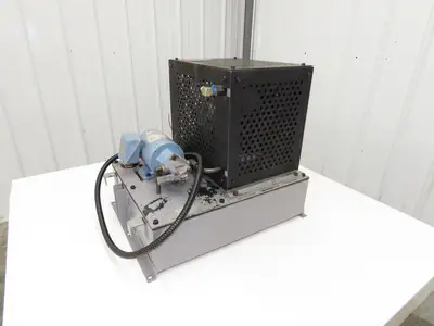 Nippon TOP-13MA Trochoid Spindle Oil Cooler Unit Pump 7 Gal Tank 220V Motor