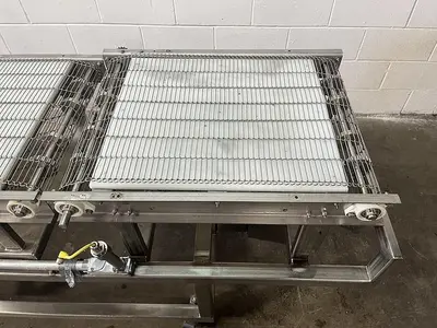 114"L Three-Section Wire Conveyor