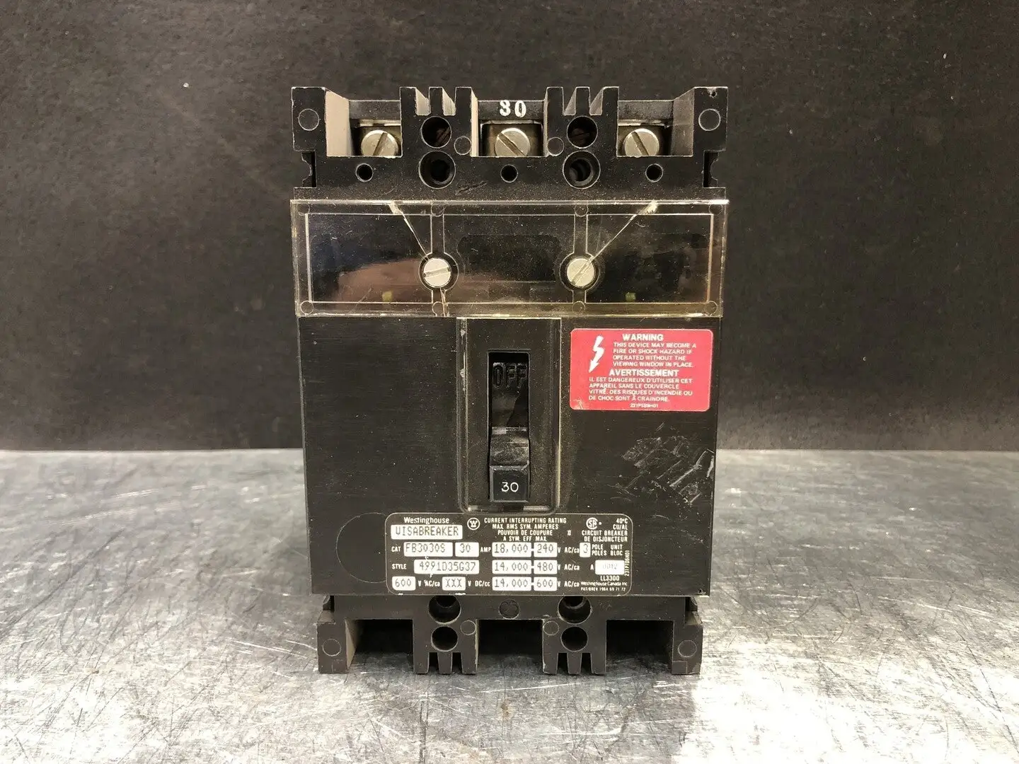 USED WESTINGHOUSE FB3030S
