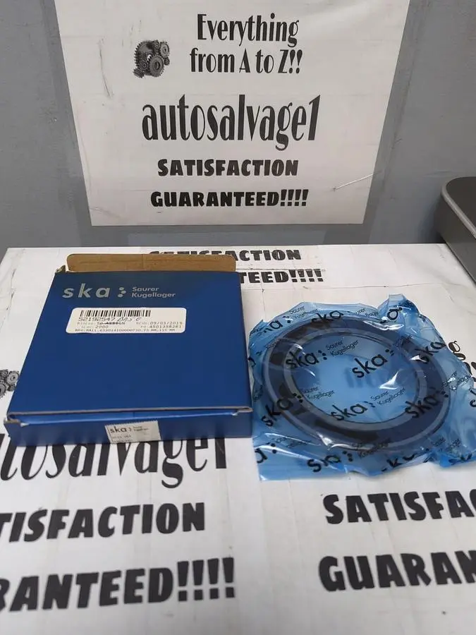 New | in-Stock SKA 6015-2RS Bearings | Surplus Asset Holdings #1189707