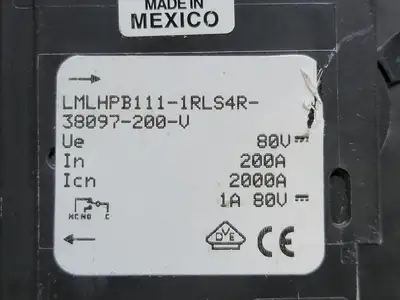 USED AIRPAX LMLHPB111-1RLS4R-38097-200-V