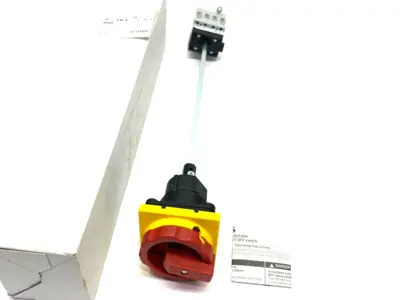 USED SIEMENS SENTRON ROTARY DISCONNECT EMERGENCY SWITCH 3-POLE 16A