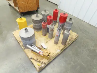 Milwaukee Vac-U-Rig Dymodrill 4096 Coring Motor 2" to 10" Core Bore Stand Set