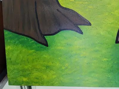 New | in-Stock FalconRestaurantSupply New Walmiru Original Faceless Painting on Canvas - Lovers 36" x 60" Restaurant Front of House Furnishings Illinois US | Falcon Restaurant Supply #1376750