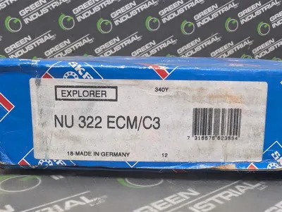 SKF NU 322 ECM/C3 Cylindrical Roller Bearing New NIB