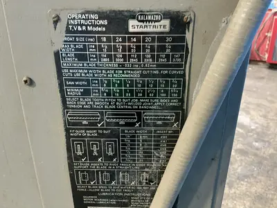Used KALAMAZOO STARTRITE 30RT Vertical Band Saws Ohio US | HGR 24 #1357985