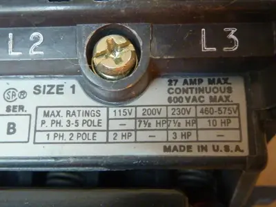 USED ALLEN BRADLEY 509-BOD SER B W28