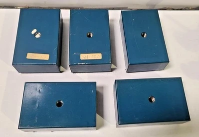Lot of 5 Machine Base OM-120 Level Plate 3" x 5"