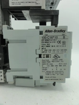 USED ALLEN BRADLEY 141A-GS45*25, 140M-C2E-A16