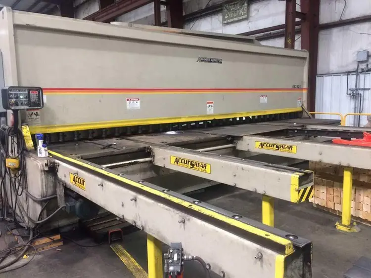 Used 2011 ACCURSHEAR 662520 Power Squaring Shears (Inch) Illinois US | BLUMBERG MACHINERY COMPANY #396682