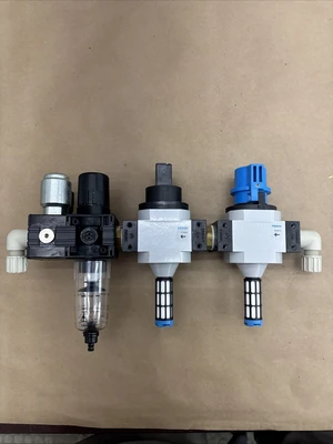 New Festo/burkert  Pneumatic Air Filter Assembly More Info In Description.