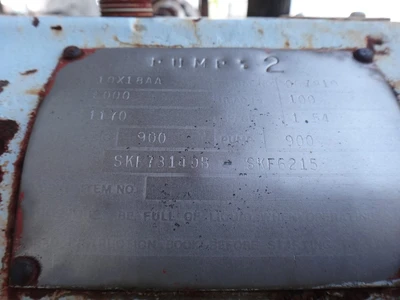Ingersoll Rand 10x18 AA DI Centrifugal Pump