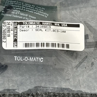 New | in-Stock Tolomatic RKBC310 SK30.000 Seals & Gaskets California US | Davliegogo LLC #1708096