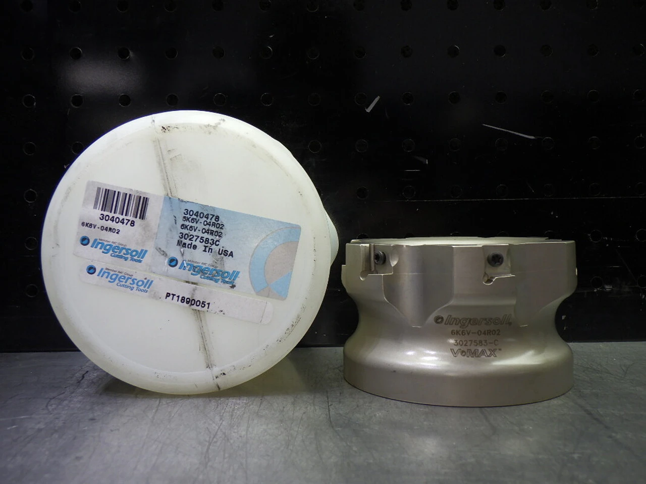 Ingersoll 4" Indexable Facemill 1.5" Arbor 6K6V-04R02 (LOC413B)
