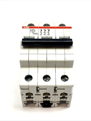 USED ABB S203-K8 MCB 3-POLE 8A CURVE K