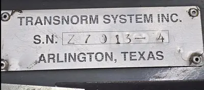 Used 2014 TRANSNORM BELTED CURVE CONVEYOR Belt Conveyors Wisconsin US | Packer City Sales #1328482