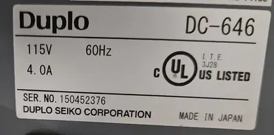 USED 2015 DUPLO 646