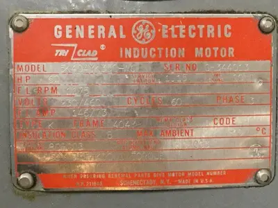 USED GENERAL ELECTRIC 5K404YK350-W1