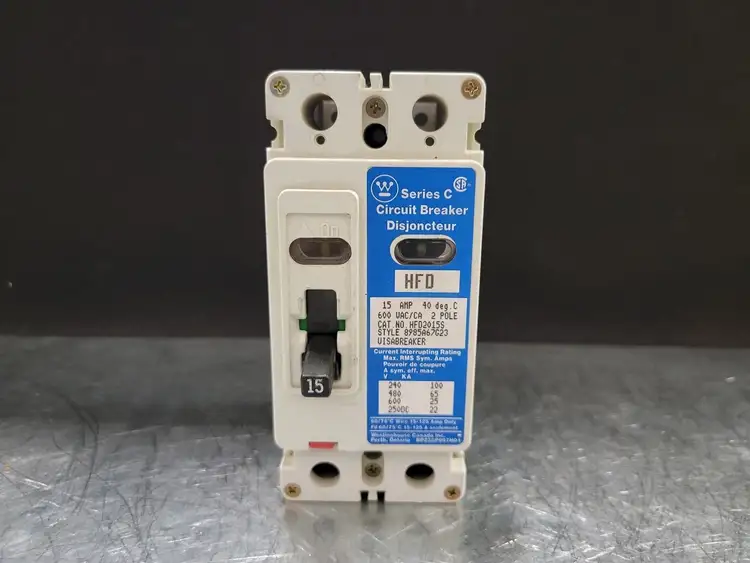 Used WESTINGHOUSE HFD2015S Switchgears British Columbia CA | Lenmark #243952