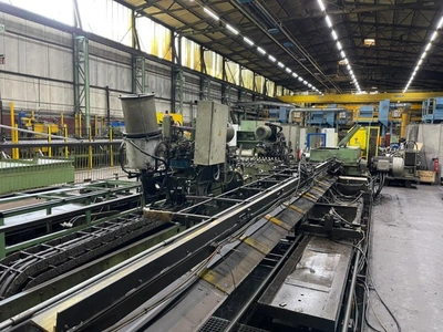 SCHUMAG Combined Bar Drawer with chamfering, in good working condition, visible under power, POA