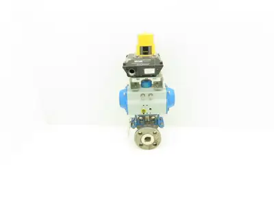 Jamesbury 1" 6150 316SS Ball Valve Flanged w/Pneumatic Actuator VPVL200 SR4/5 B