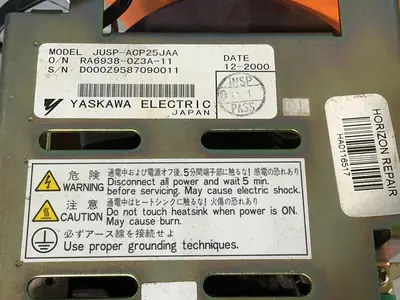 Used YASKAWA JUSPACP25JAA Servo Drives Ohio US | HGR 24 #1301565