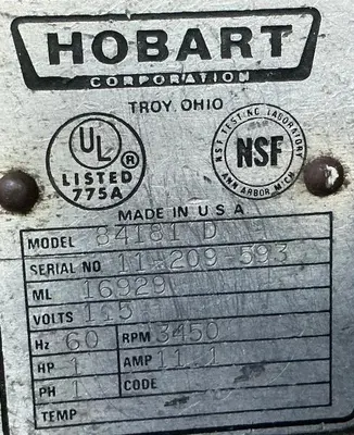 USED HOBART 84181D