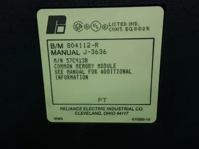 Used RELIANCE ELECTRIC 804112R Memory Ohio US | HGR 24 #1125883