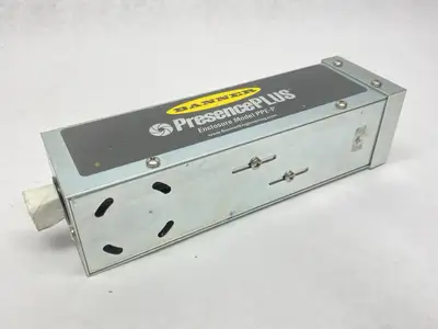 USED BANNER PRESENCEPLUS PROTECTIVE METAL ENCLOSURE