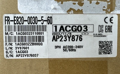 NEW Mitsubishi Electric FR-E820-0030-5-6