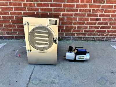 USED HARVEST RIGHT HRFDM BENCHTOP FREEZE DRYER / LYOPHILIZER W/ PUMP 3/4 HP