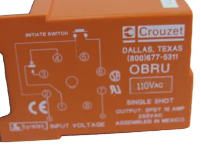 NEW CROUZET OBRU-110VAC RELAY OBRU 110VAC
