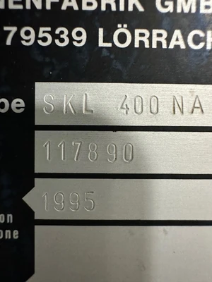 1995 Kaltenbach SKL 400 NA Automatic Cold Saw