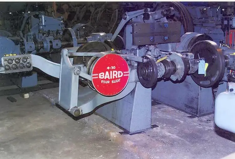 Used U.S. BAIRD #4-30 Wire Forming (and Four Slides) Ontario CA | Walden Machinery #1289937
